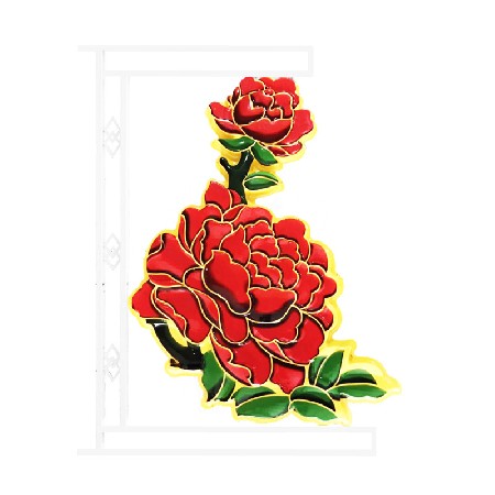 led牡丹花造型燈路燈亮化 led景觀(guān)造型燈節(jié)日喜慶道路發(fā)光裝飾